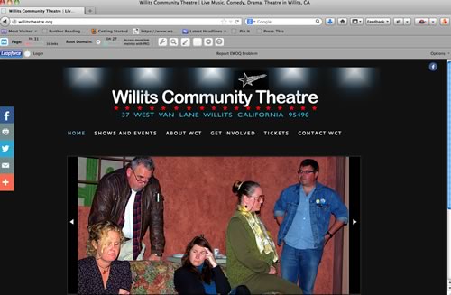 Willits Community Theatre, Willits CA